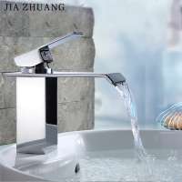 Bathroom accessories good quality watermark basin taps chrome finished zinc alloy vessel sink faucets waterfall basin upc tub sp